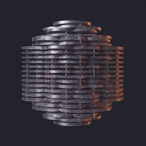 Cast metal stack of thin wafers